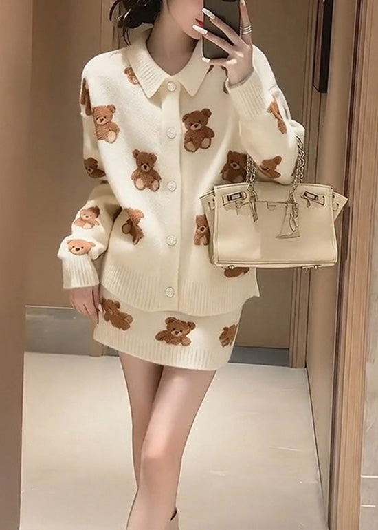 A Vintage Style Sweater with Delicate Timeless Details