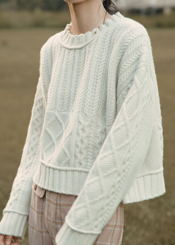 A Vintage Style Sweater with Delicate Timeless Details