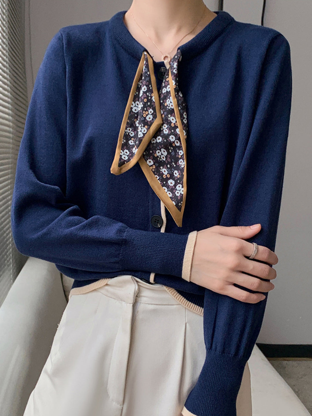 Beautifully Finished Cardigan in a Timeless Design