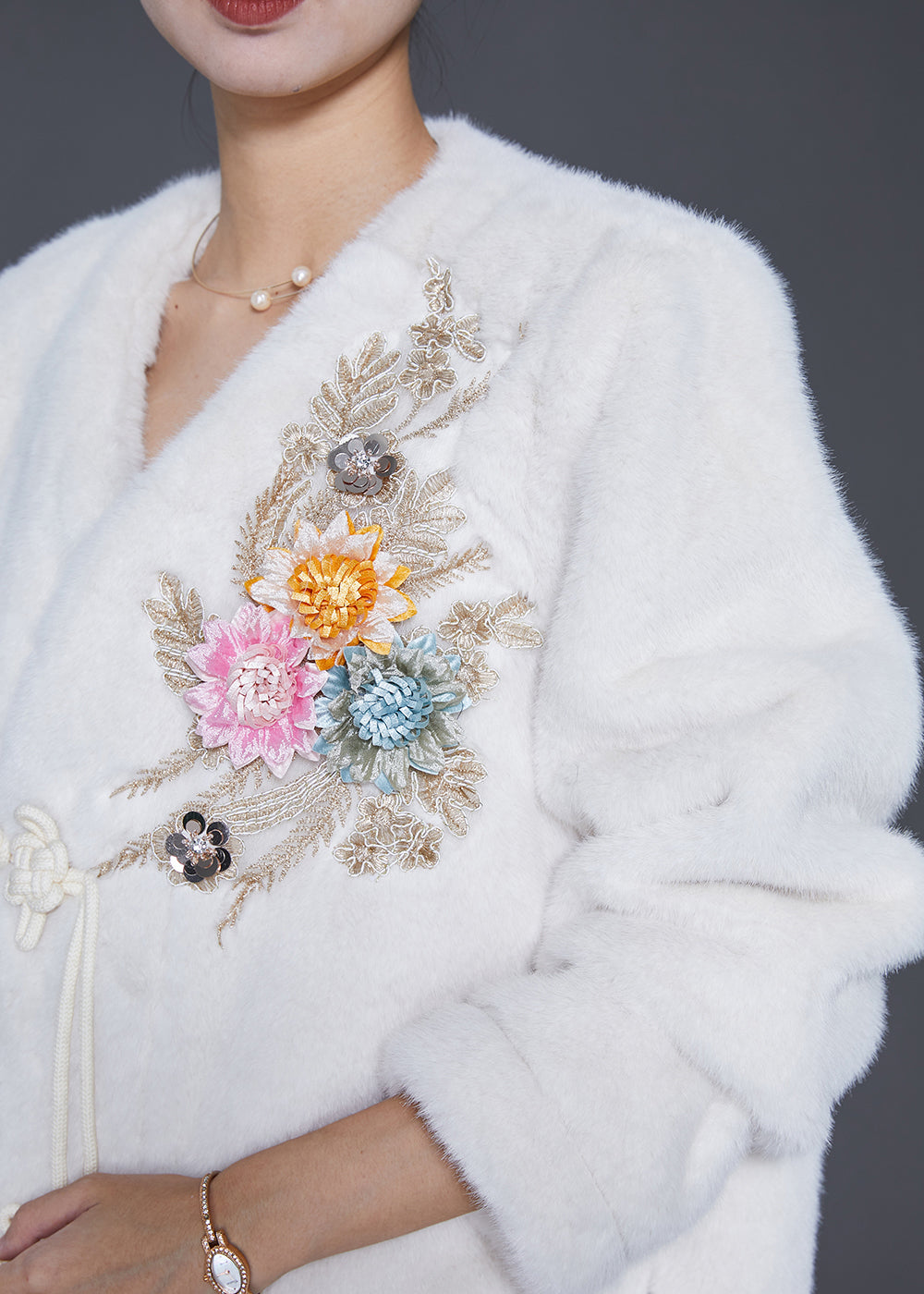 A Vintage Style Jacket with Delicate Timeless Details
