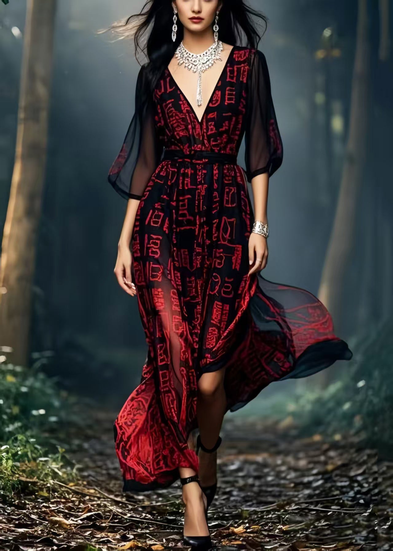 A Vintage Style Dress with Delicate Timeless Details