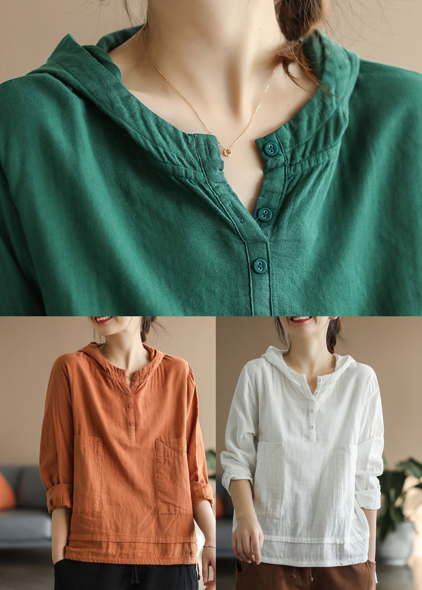 Well Tailored Top with a Graceful Silhouette
