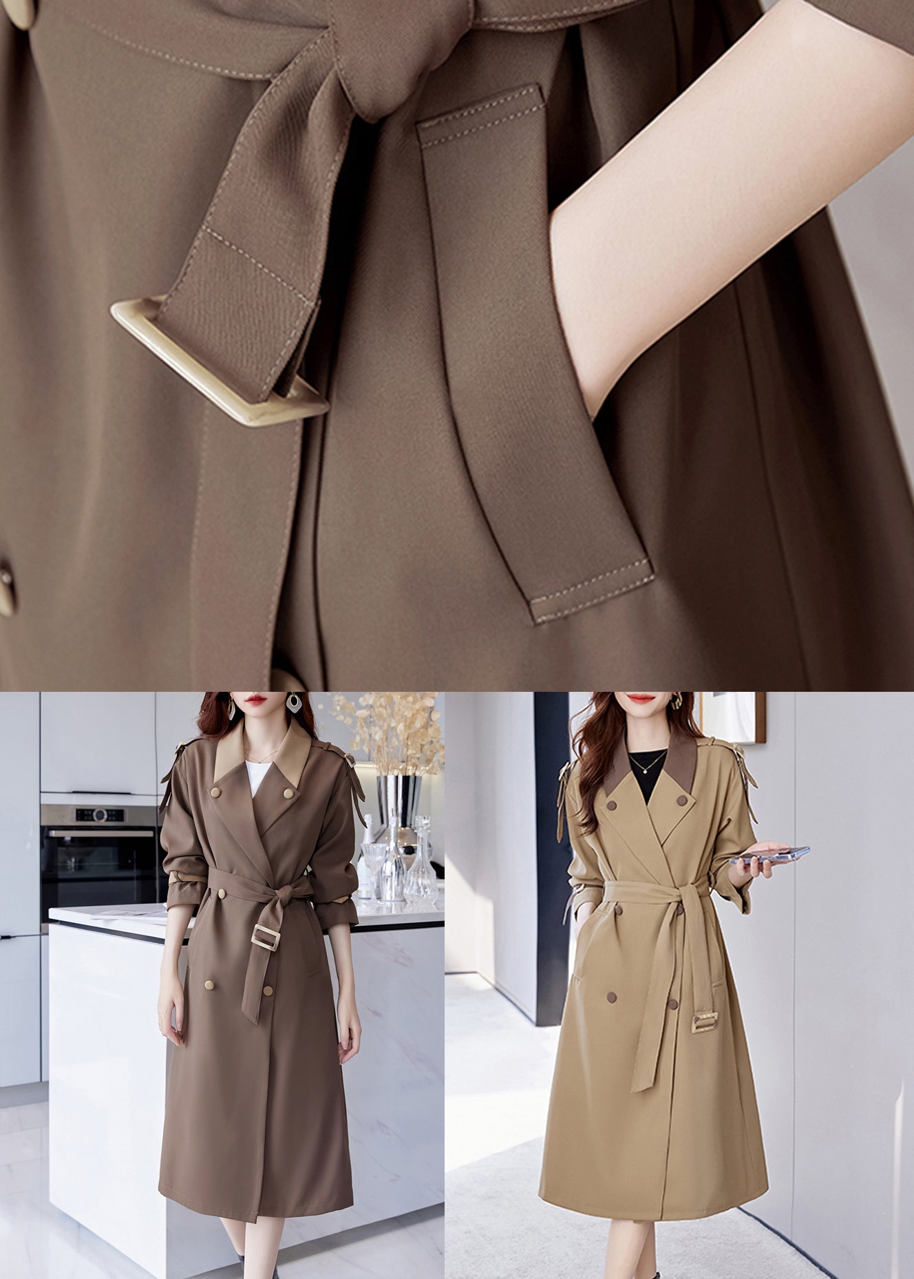 Classic Vintage Coat with a Flattering Fit