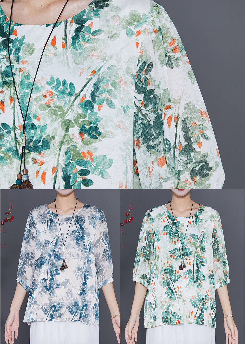 Well Tailored Blouse with a Graceful Silhouette