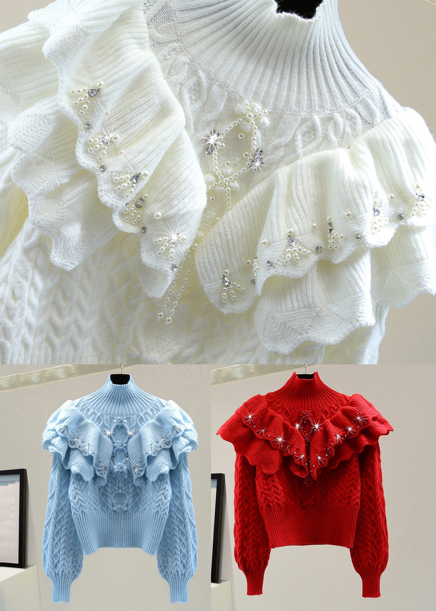 Beautifully Finished Sweater in a Timeless Design