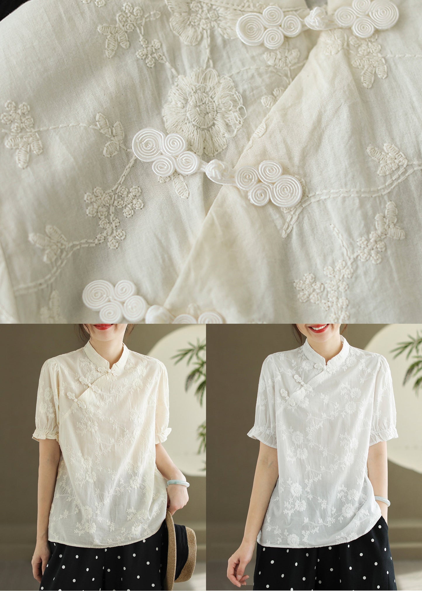 A Vintage Style Shirt with Delicate Timeless Details