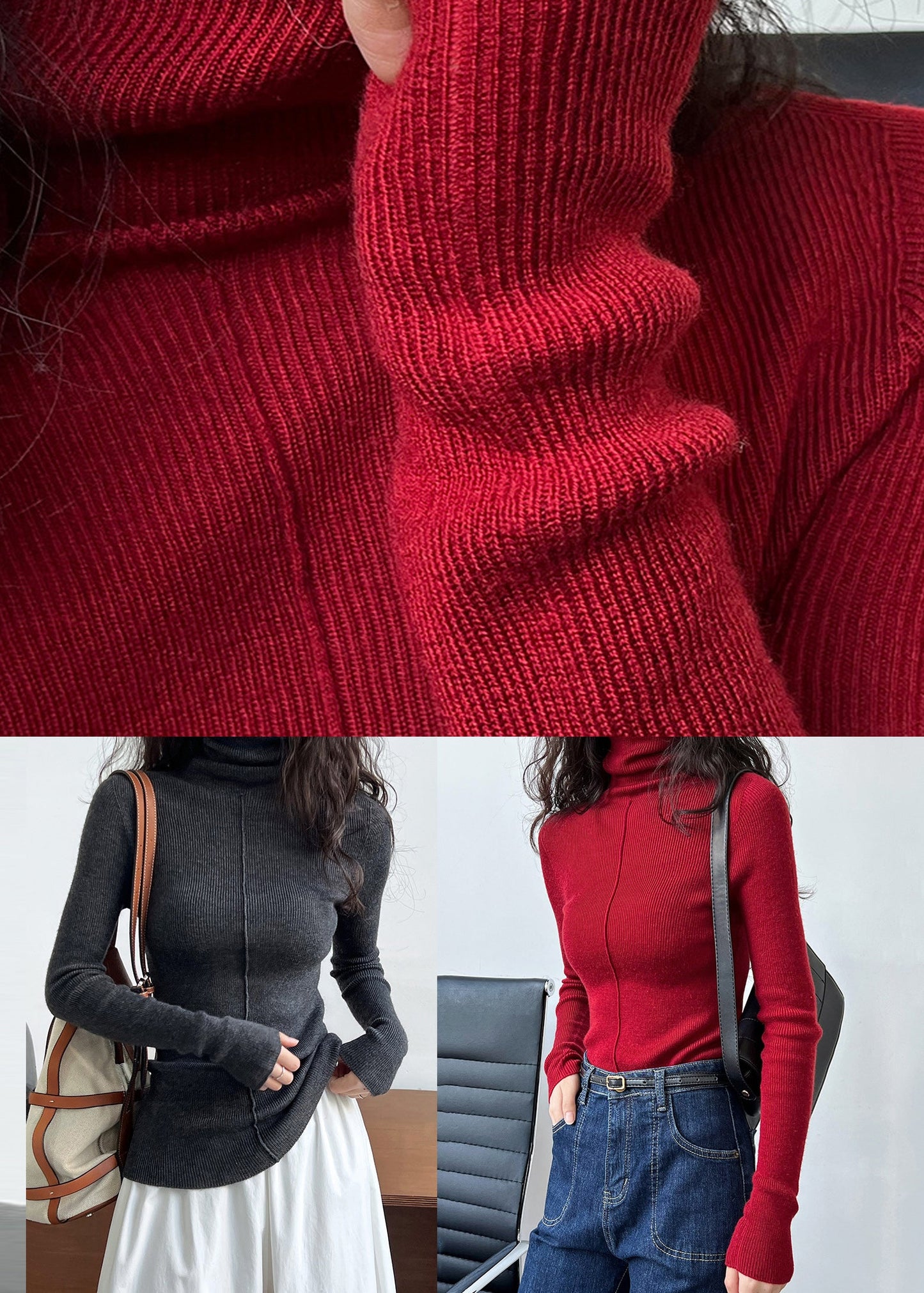 Well Tailored Sweater with a Graceful Silhouette