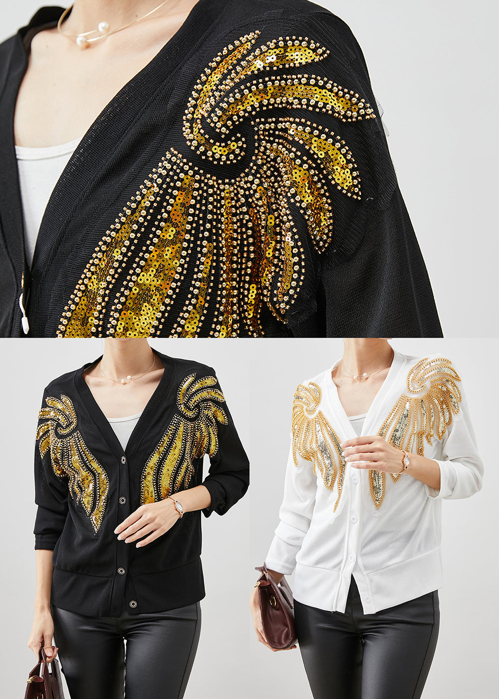 Vintage Inspired Cardigan with a Contemporary Edge
