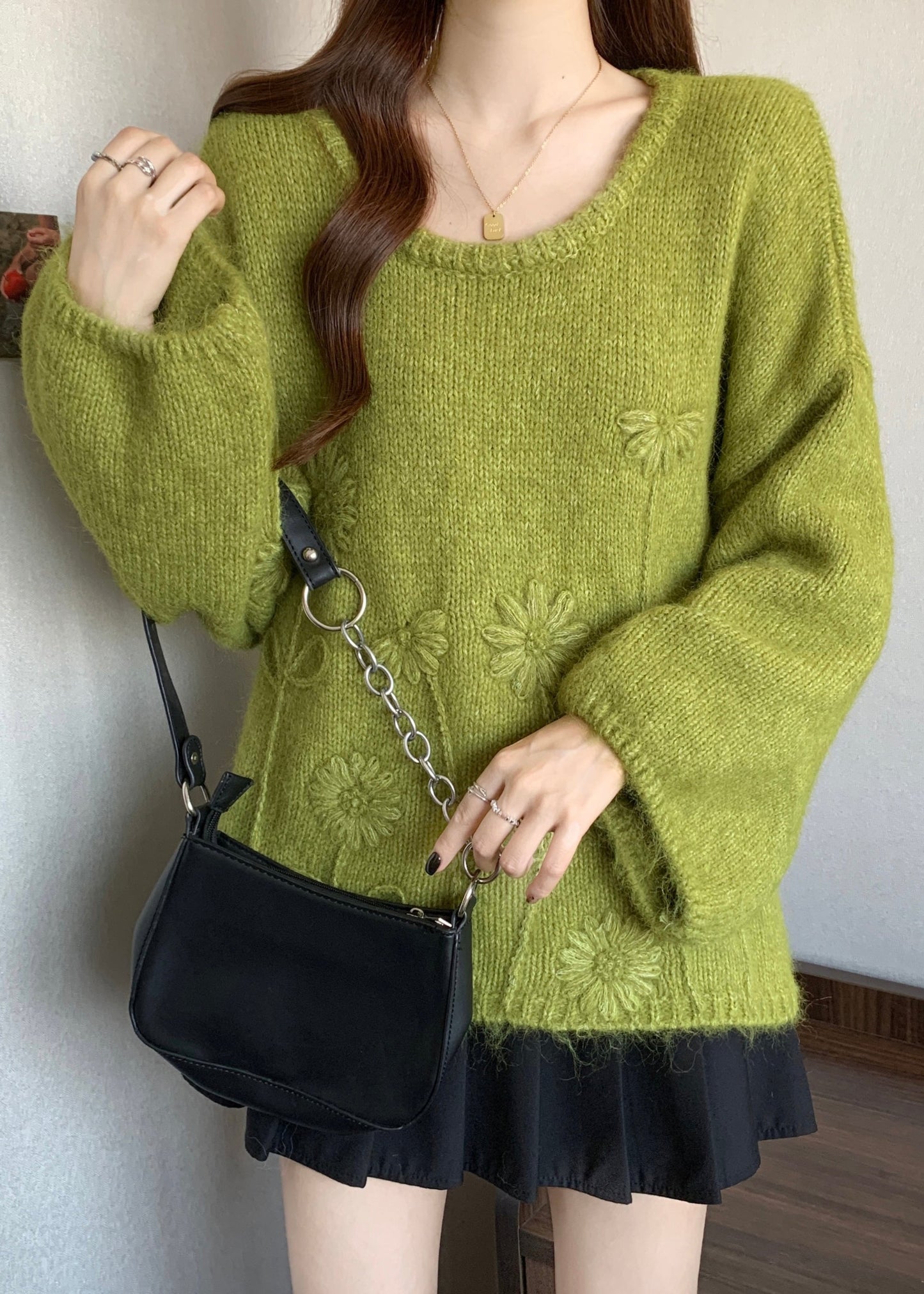 Vintage Inspired Sweater with a Contemporary Edge