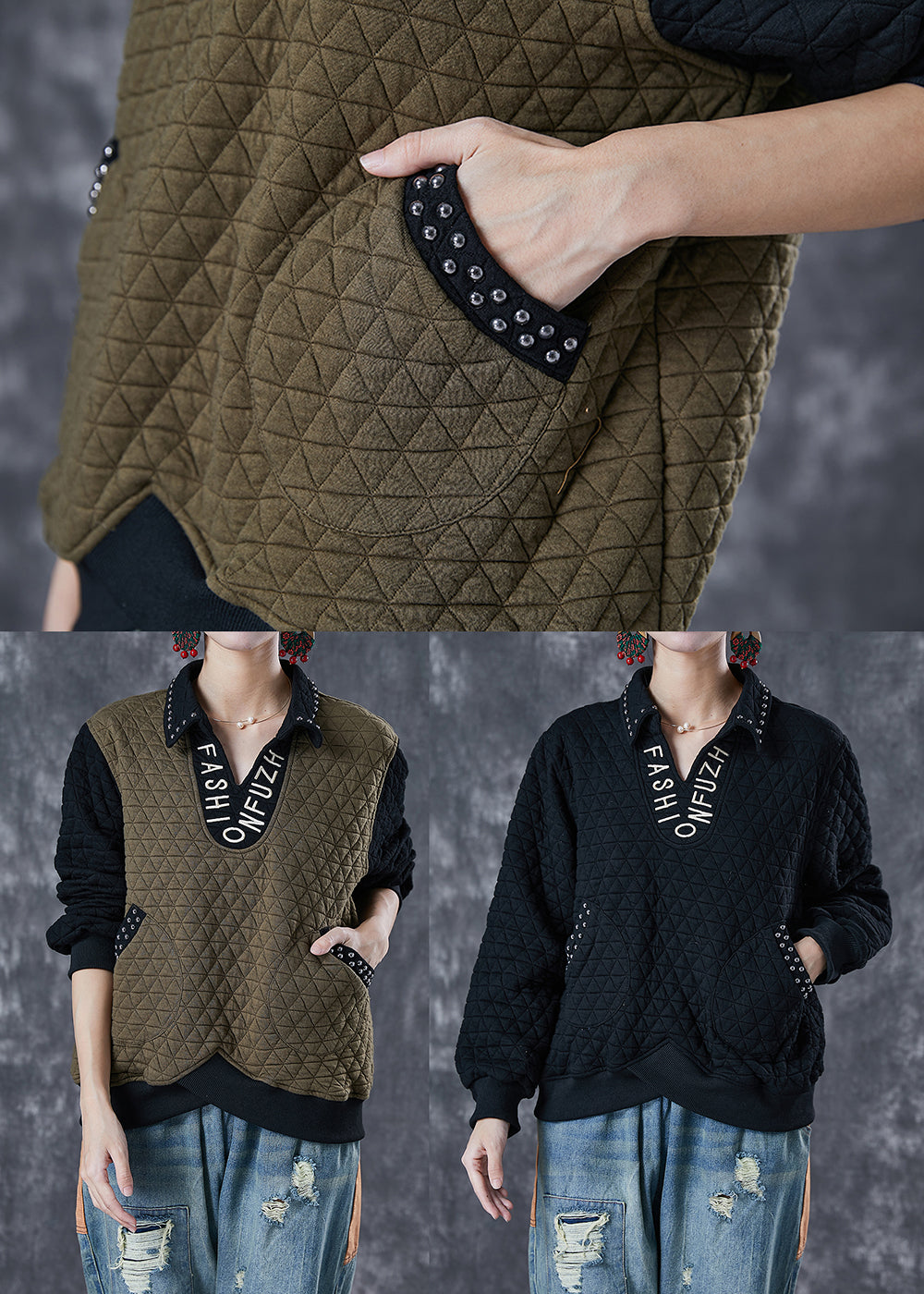 Vintage Inspired Pullover with a Contemporary Edge