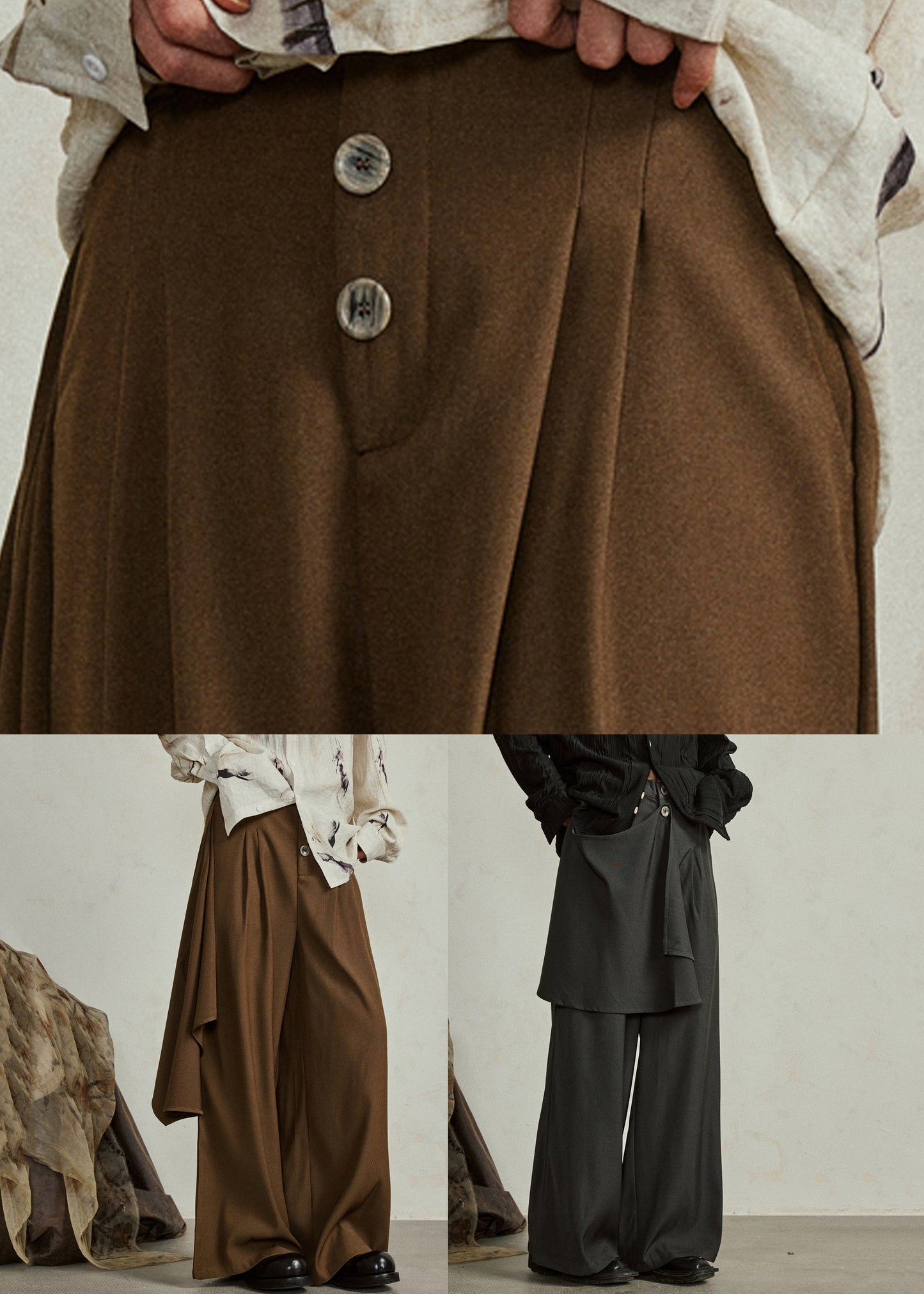 Well Tailored Pants with a Graceful Silhouette