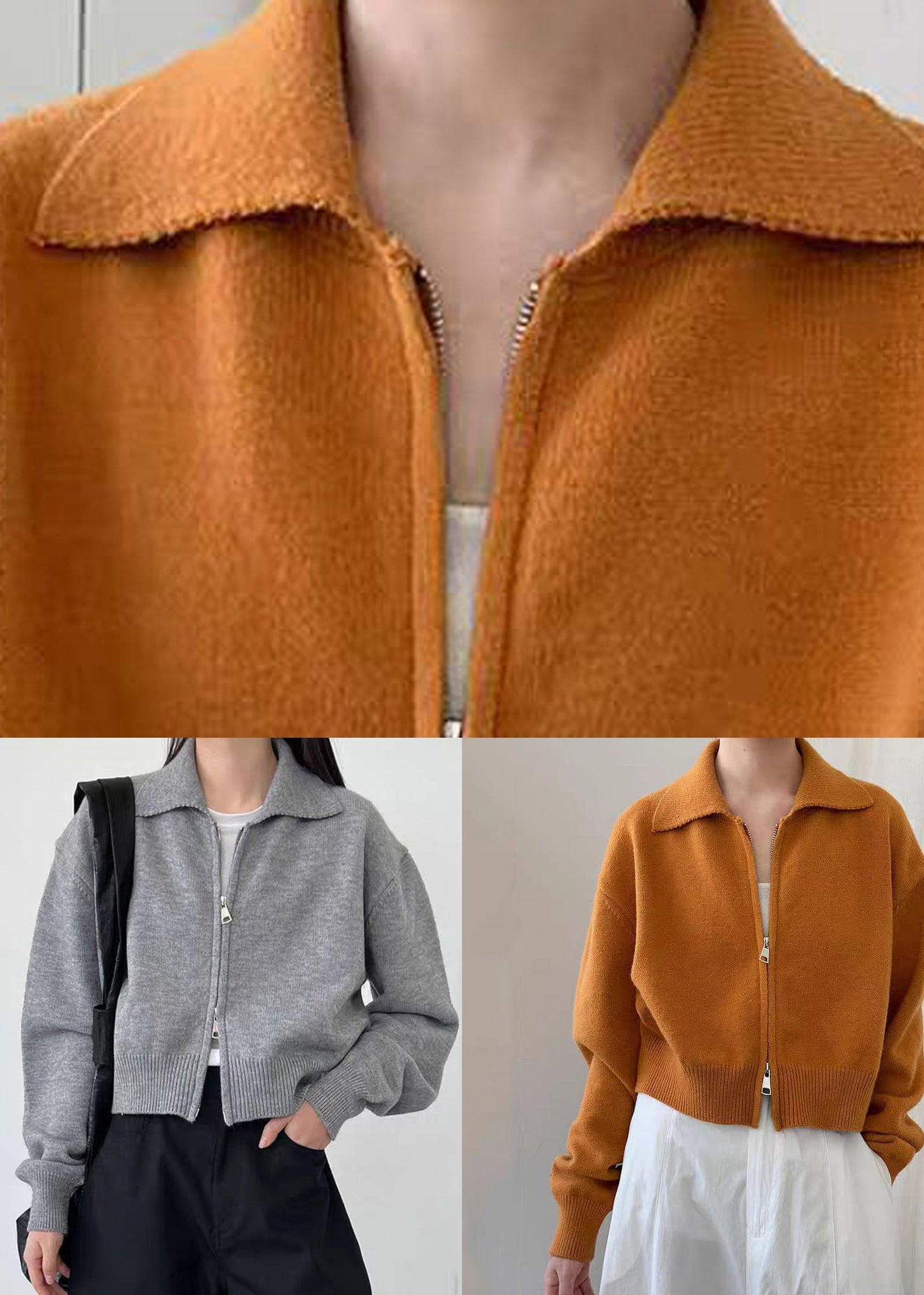 Well Tailored Cardigan with a Graceful Silhouette