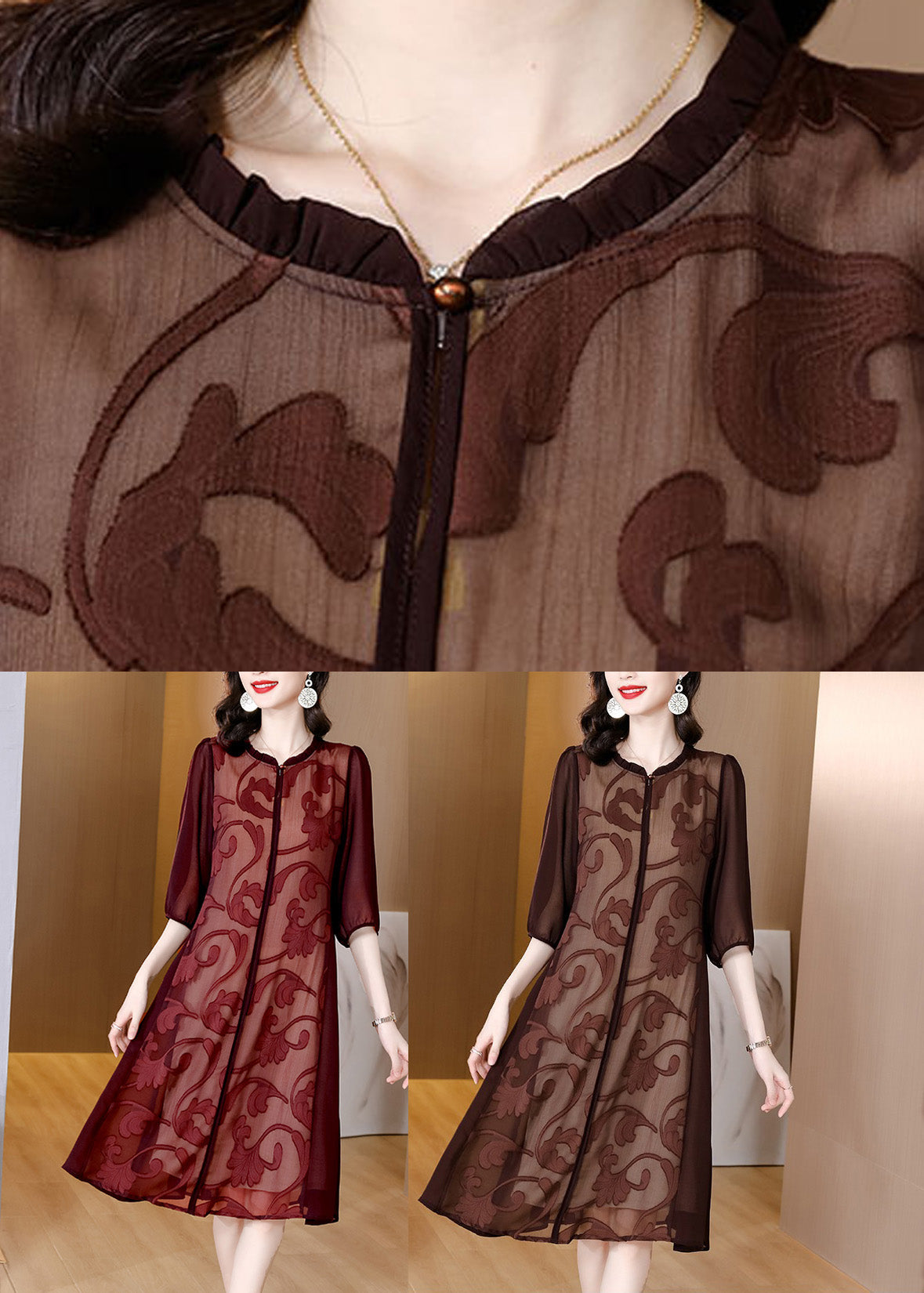 Elegantly Styled Dress for Everyday Wear