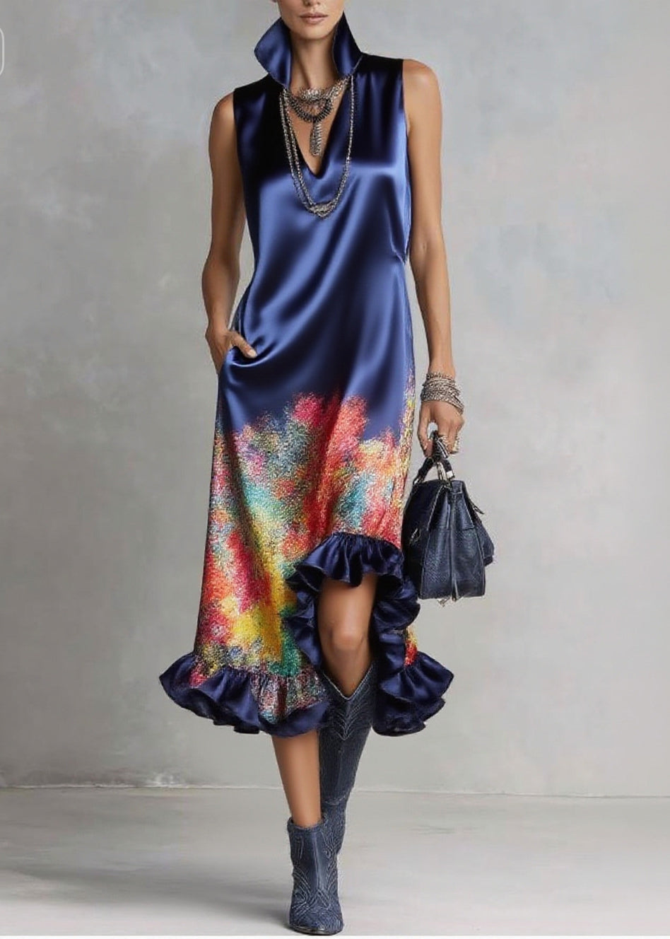 Well Tailored Dress with a Graceful Silhouette