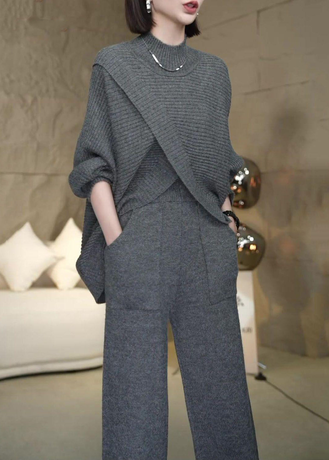 Classic Vintage Sweater with a Flattering Fit