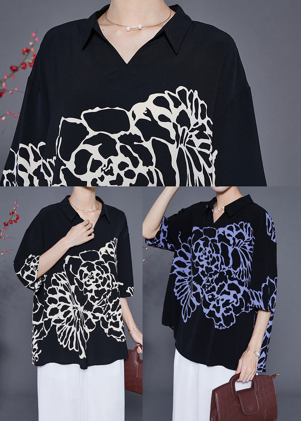 Well Tailored Blouse with a Graceful Silhouette