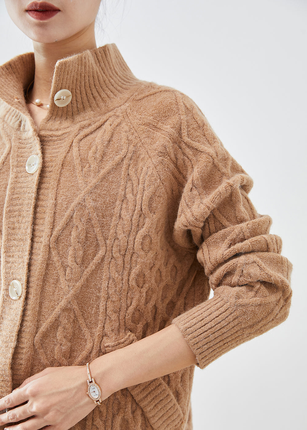 Classic Vintage Cardigan with a Flattering Fit