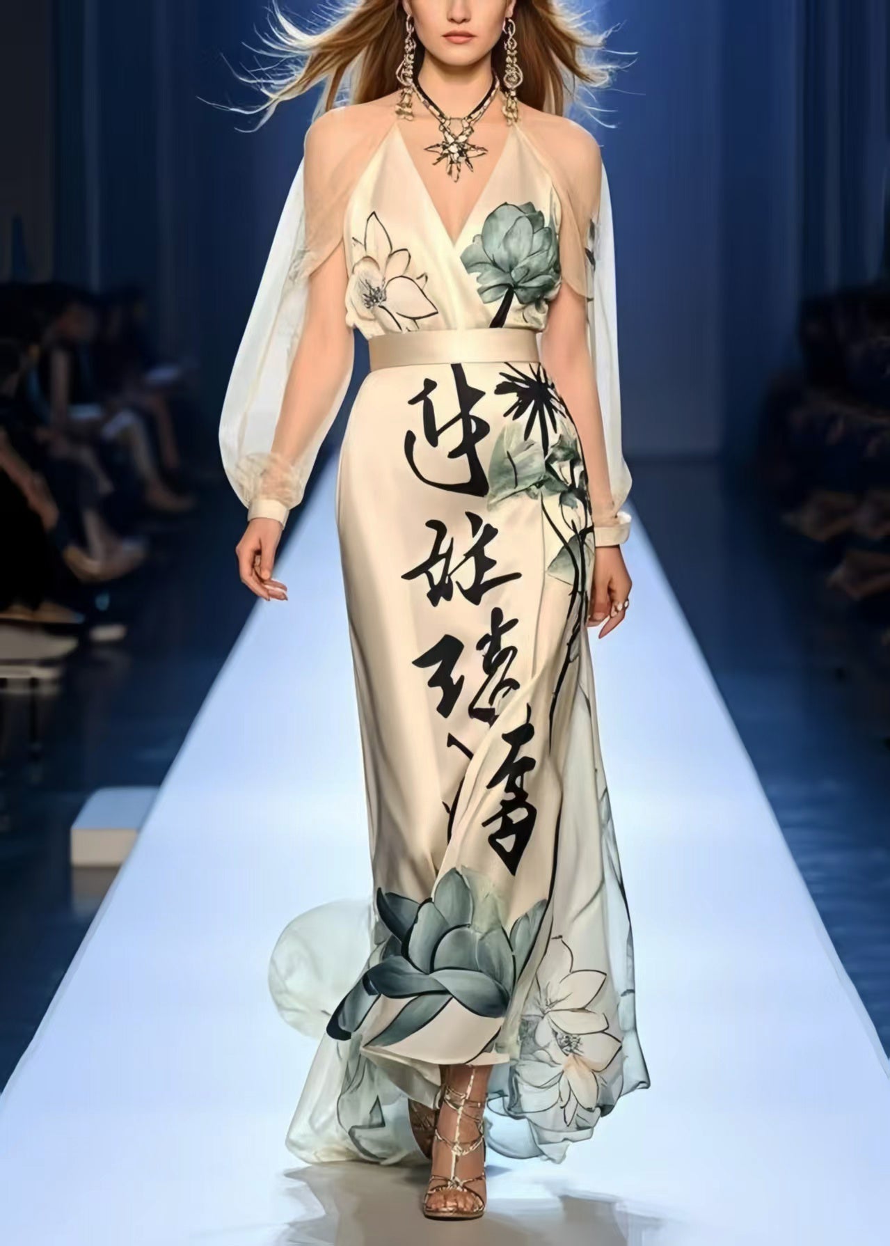 A Vintage Style Dress with Delicate Timeless Details