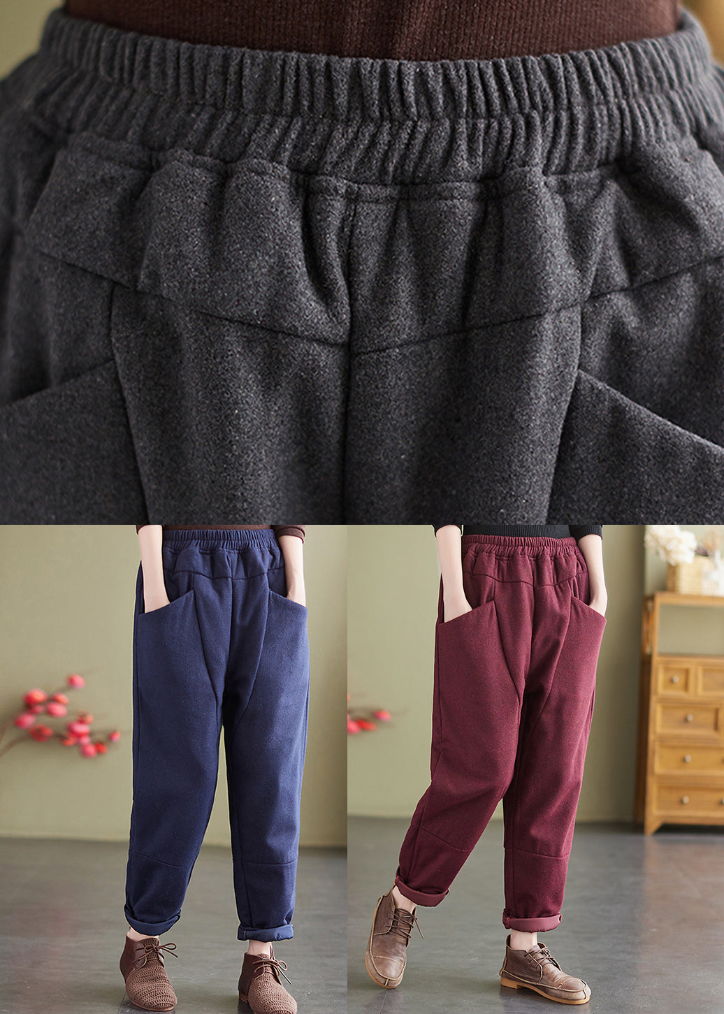 Well Tailored Pants with a Graceful Silhouette