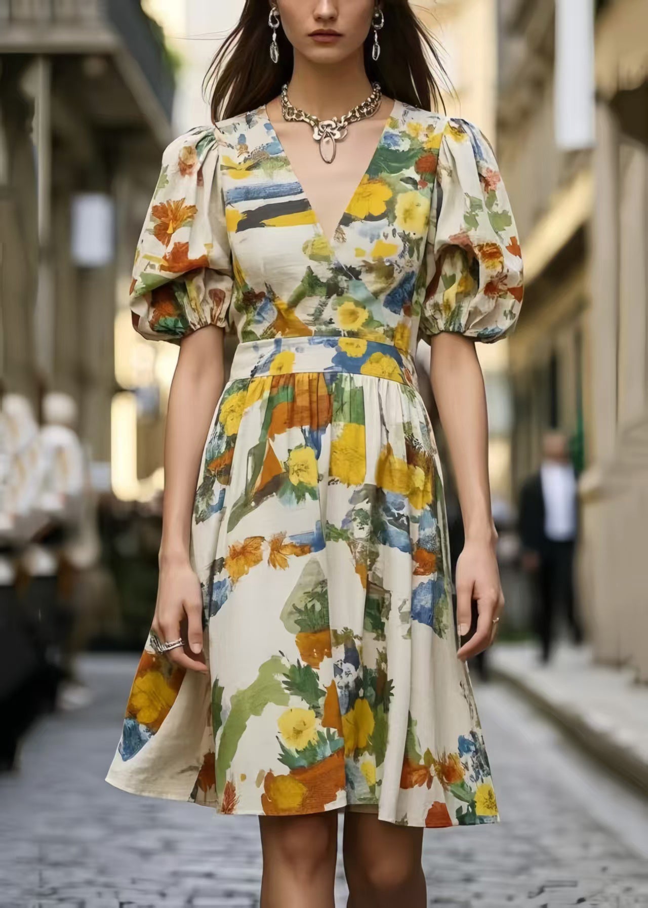 A Vintage Style Dress with Delicate Timeless Details