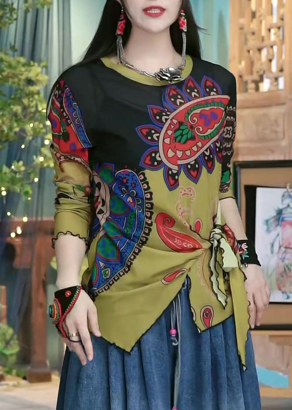 Classic Vintage Top with a Flattering Fit