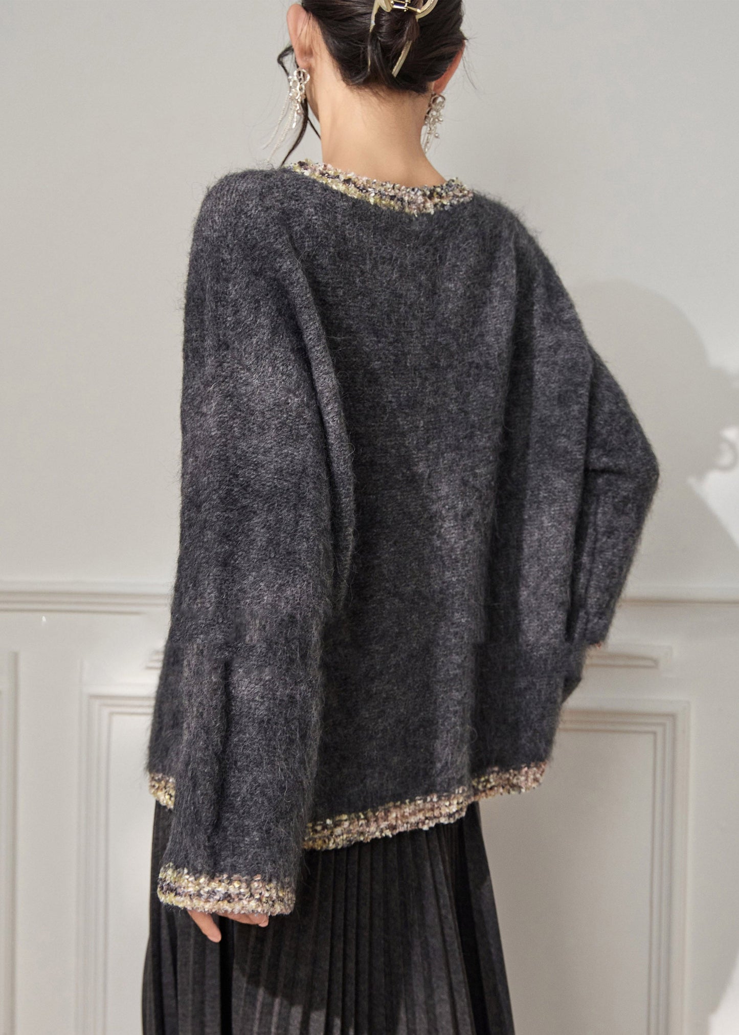 Beautifully Finished Sweater in a Timeless Design