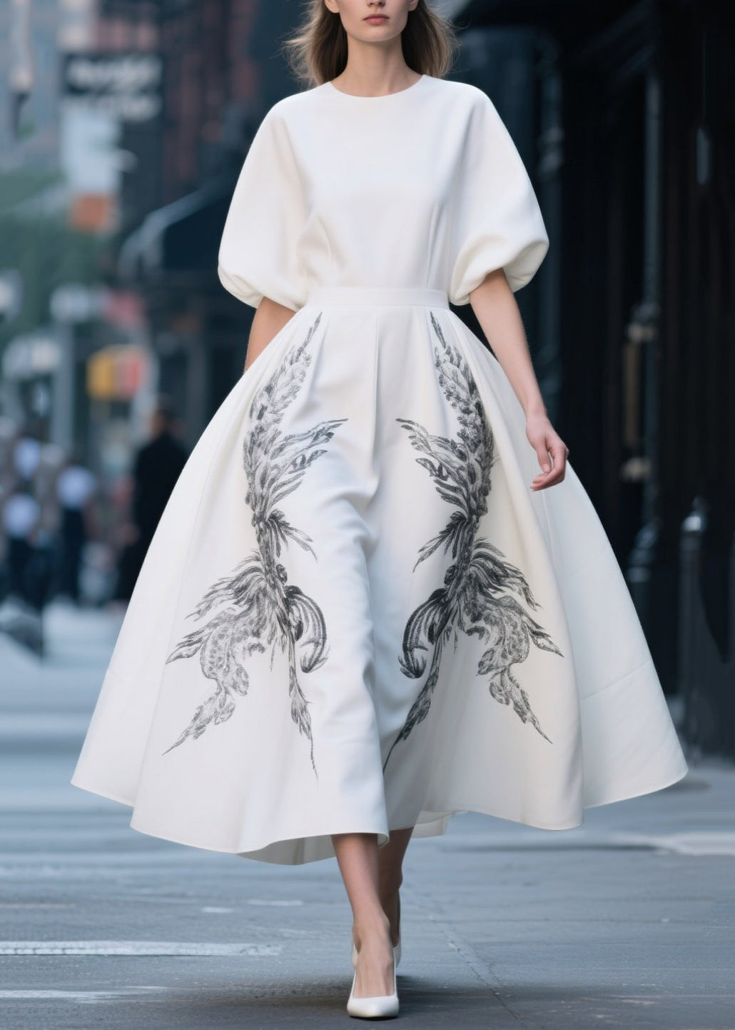 A Vintage Style Dress with Delicate Timeless Details