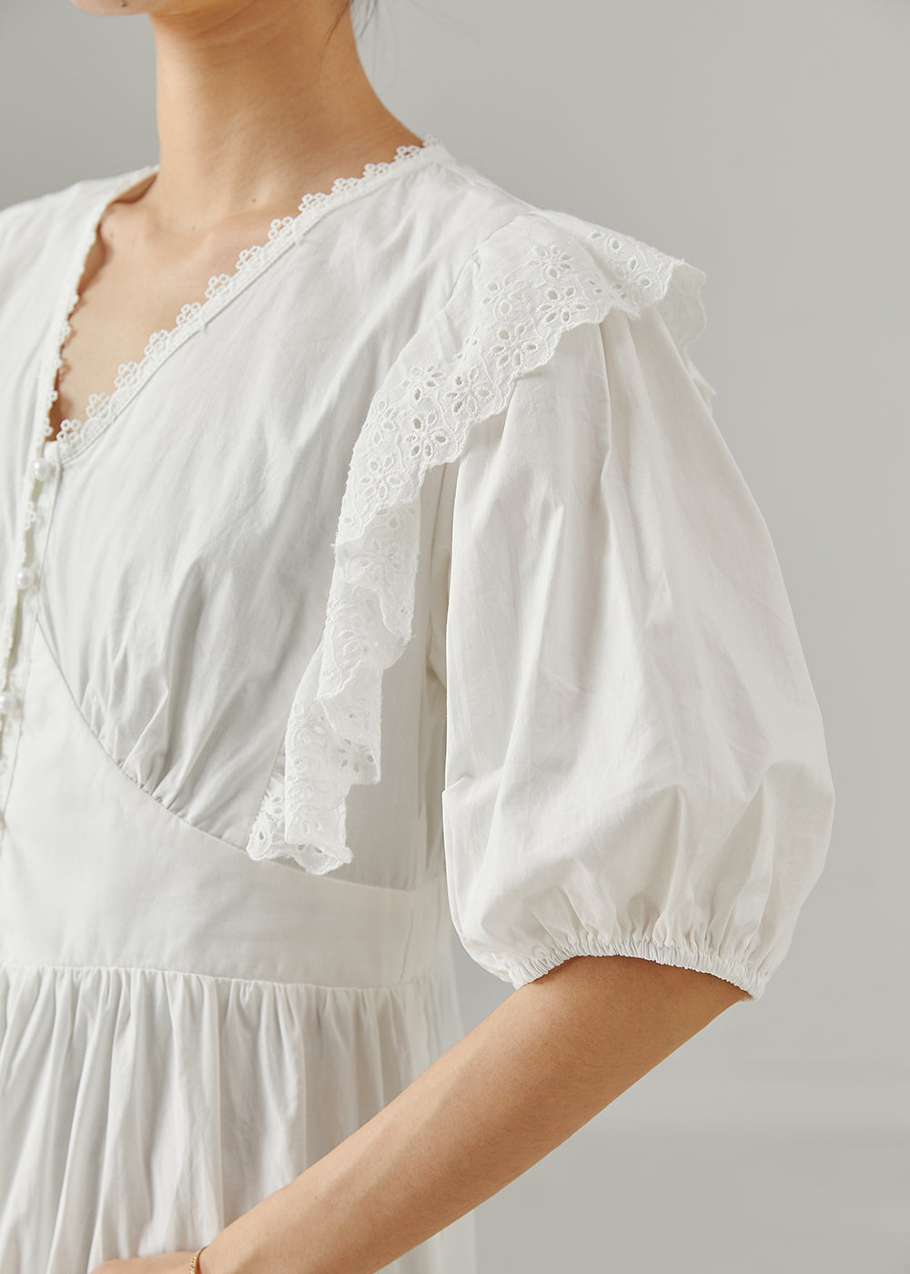 A Vintage Style Dress with Delicate Timeless Details