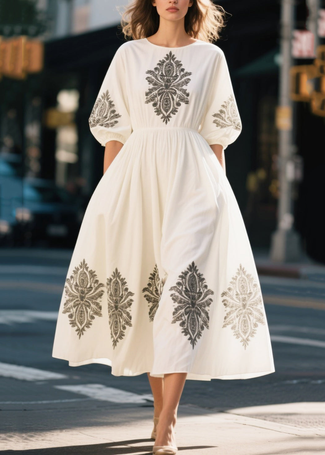A Vintage Style Dress with Delicate Timeless Details
