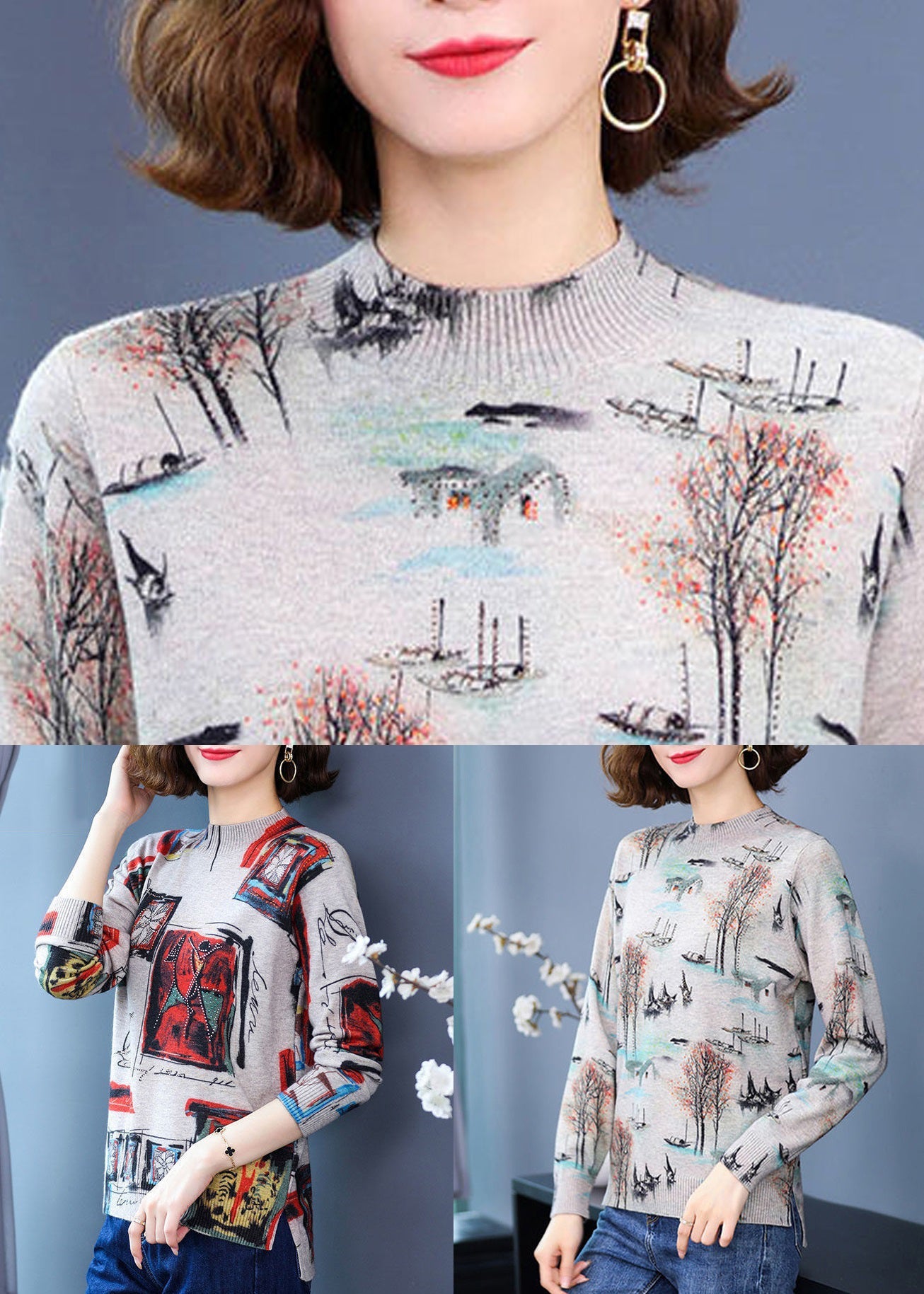 Gracefully Styled Sweater for Any Occasion