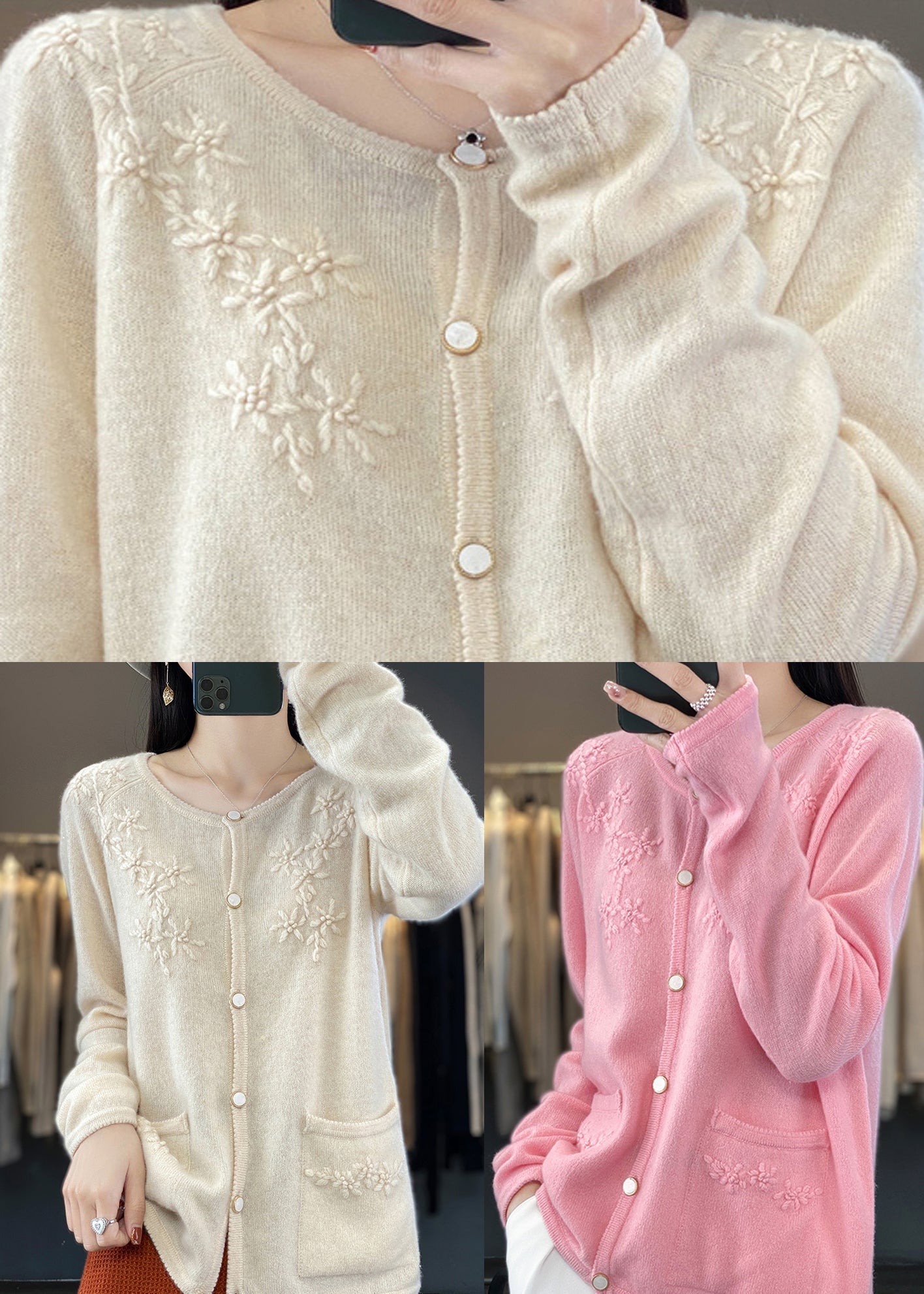 Beautifully Finished Cardigan in a Timeless Design
