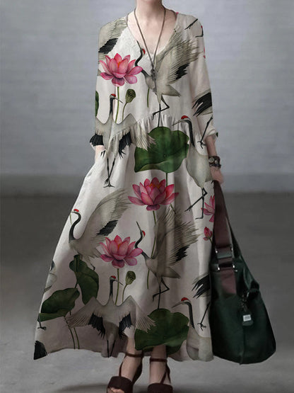 A Vintage Style Dress with Delicate Timeless Details