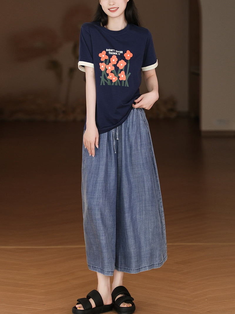 A Vintage Style Pants with Delicate Timeless Details