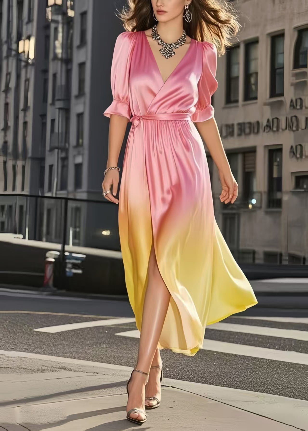 Well Tailored Dress with a Graceful Silhouette