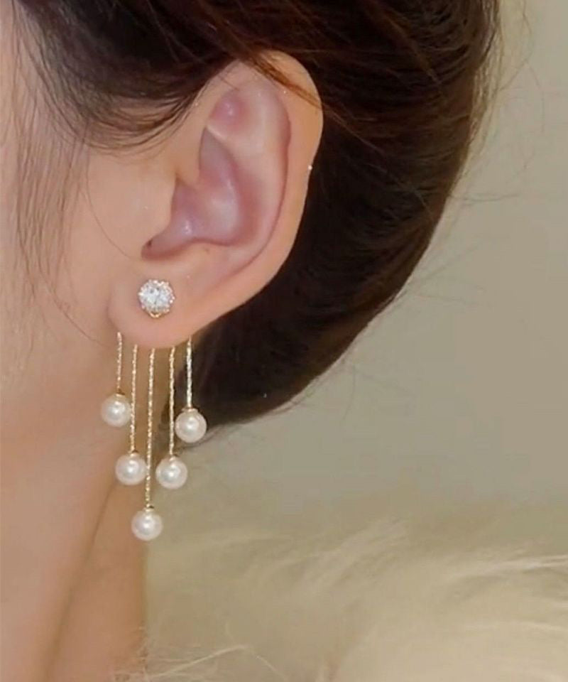 Vintage Handmade Gold Earring