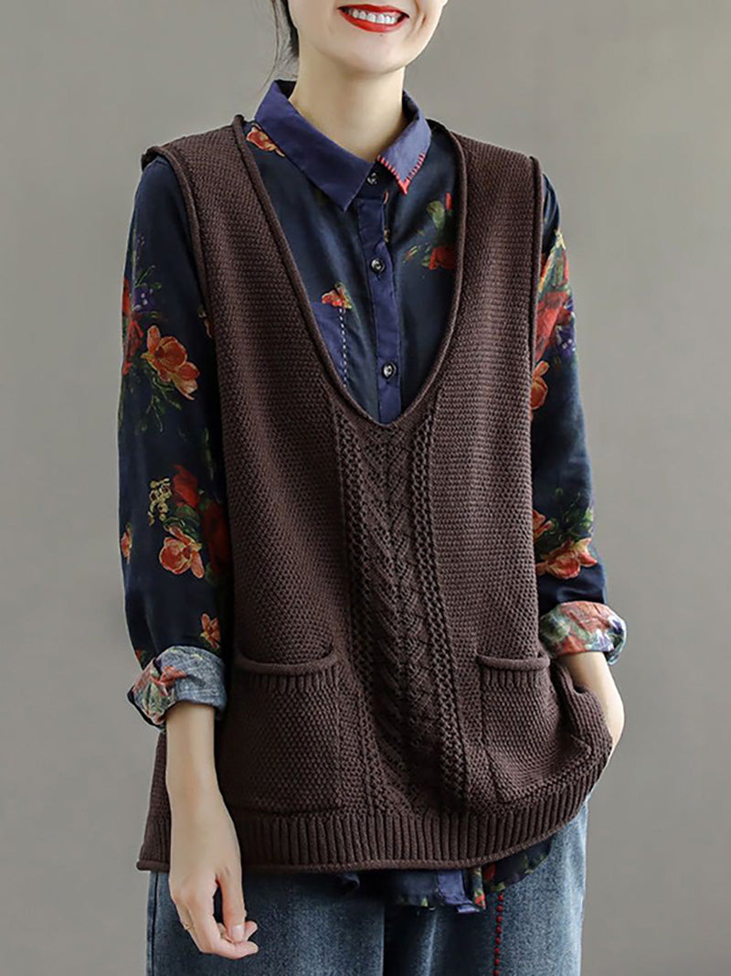 Classic Vintage Sweater with a Flattering Fit