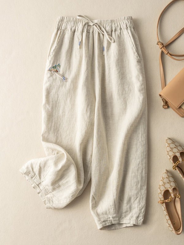 A Vintage Style Pants with Delicate Timeless Details