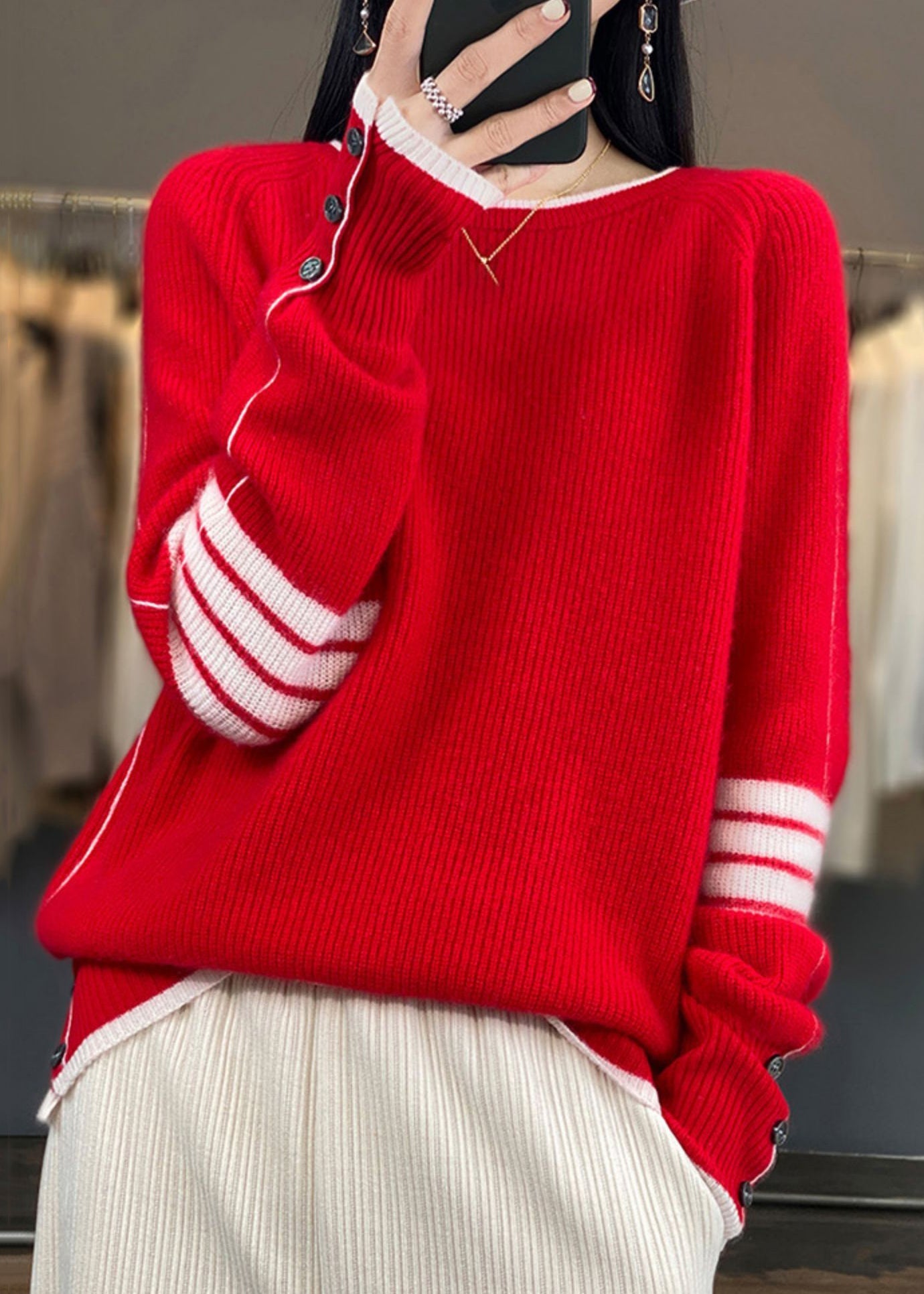 Vintage Inspired Sweater with a Contemporary Edge