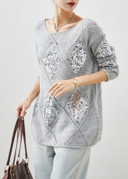 A Vintage Style Sweater with Delicate Timeless Details
