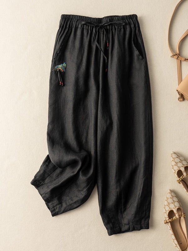 A Vintage Style Pants with Delicate Timeless Details