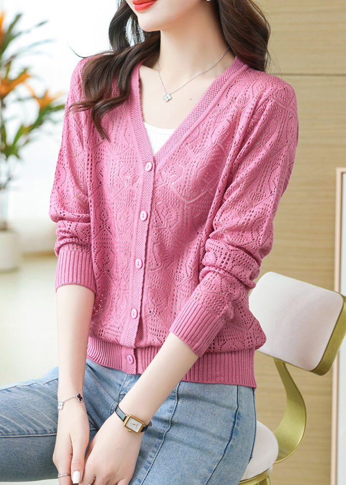 Well Tailored Cardigan with a Graceful Silhouette
