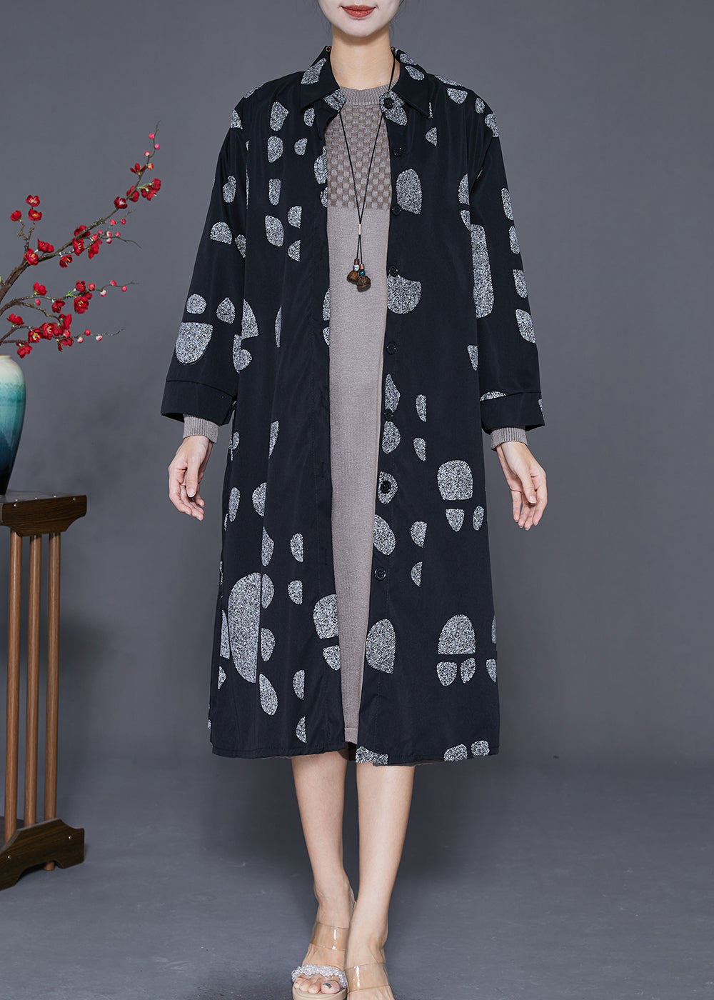 Classic Vintage Coat with a Flattering Fit