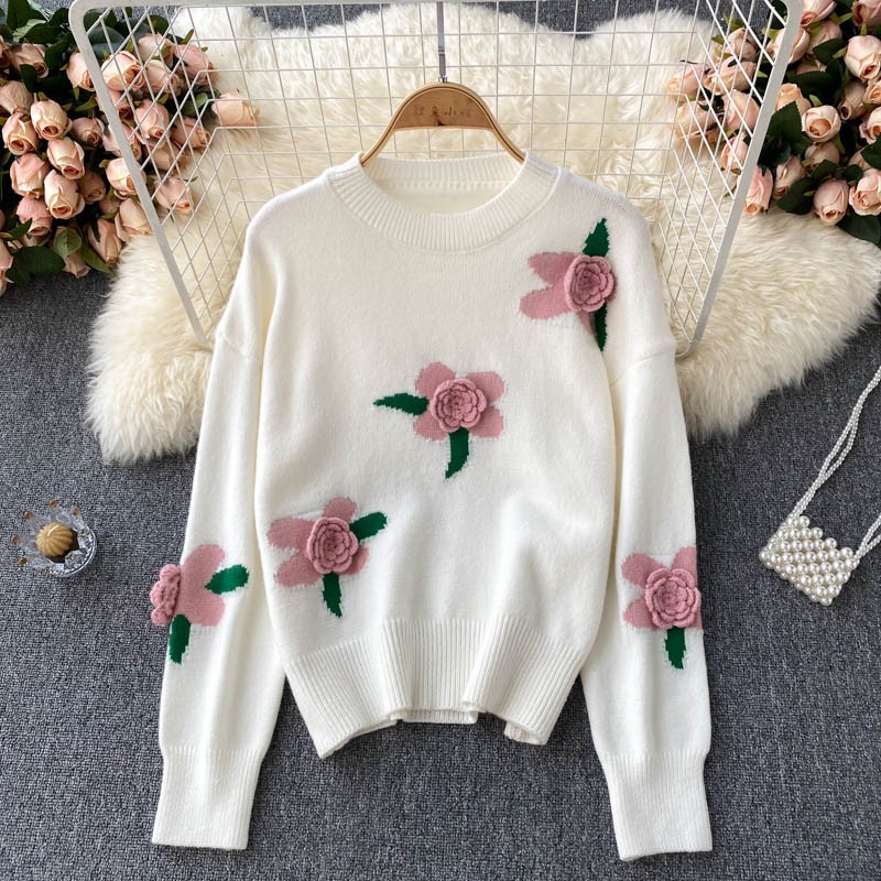 A Vintage Style Sweater with Delicate Timeless Details