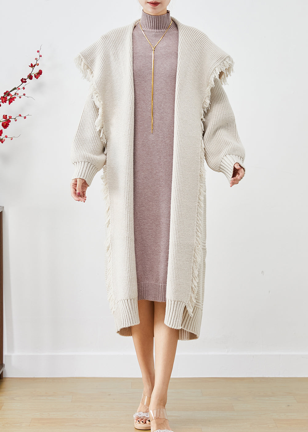 Classic Vintage Cardigan with a Flattering Fit