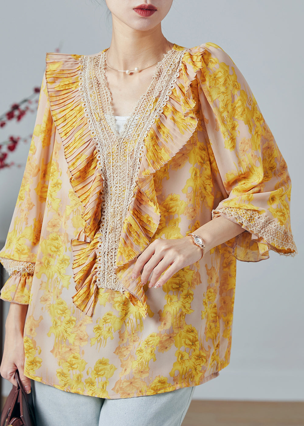 Gracefully Styled Top for Any Occasion
