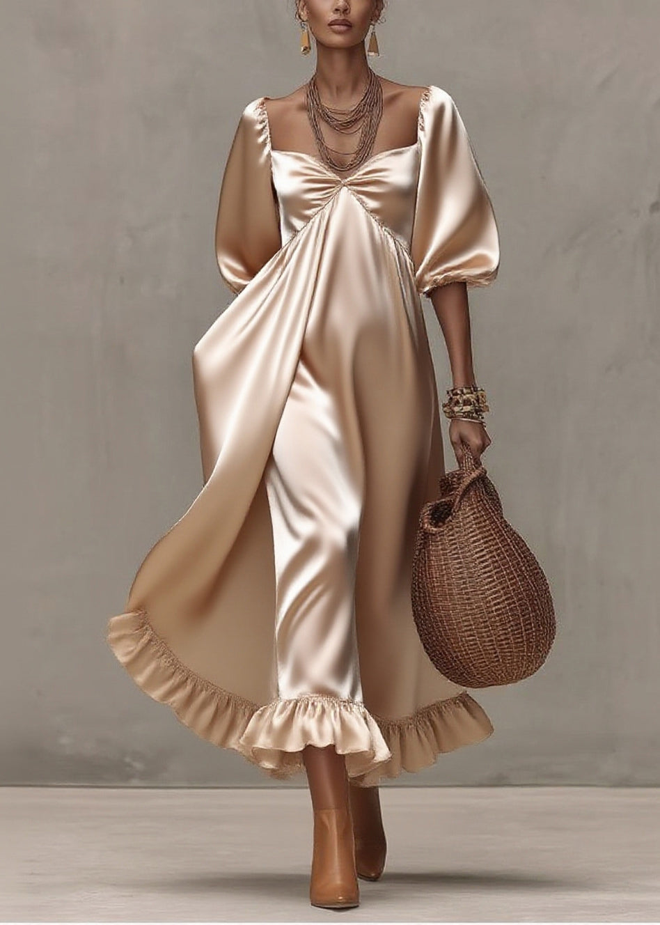 Classic Vintage Dress with a Flattering Fit