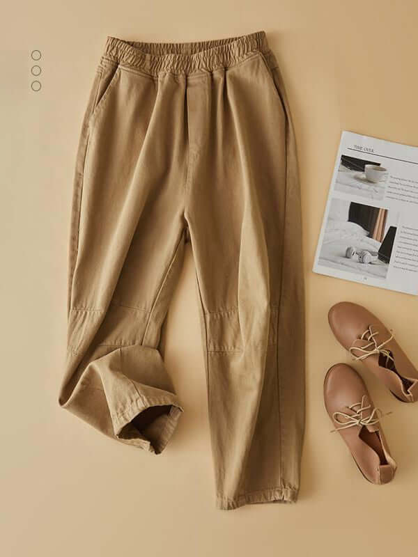 A Vintage Style Pants with Delicate Timeless Details