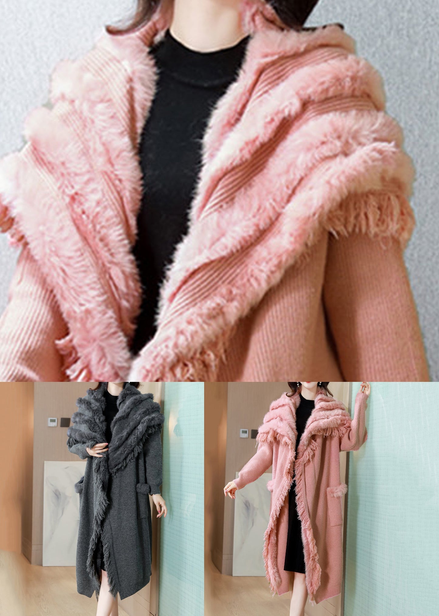 Well Tailored Cardigan with a Graceful Silhouette
