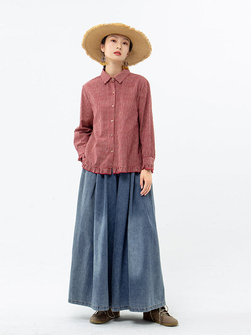 A Vintage Style Shirt with Delicate Timeless Details