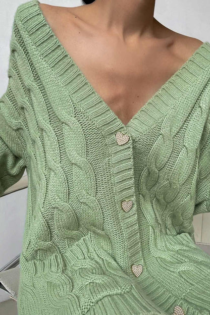 A Vintage Style Cardigan with Delicate Timeless Details